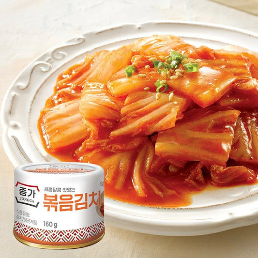 【送料無料】宗家 炒めキムチ ×5個|JONGGA 時短 キムチ 缶詰め 保存食 長期保存 セブチ HOSHI ホシ