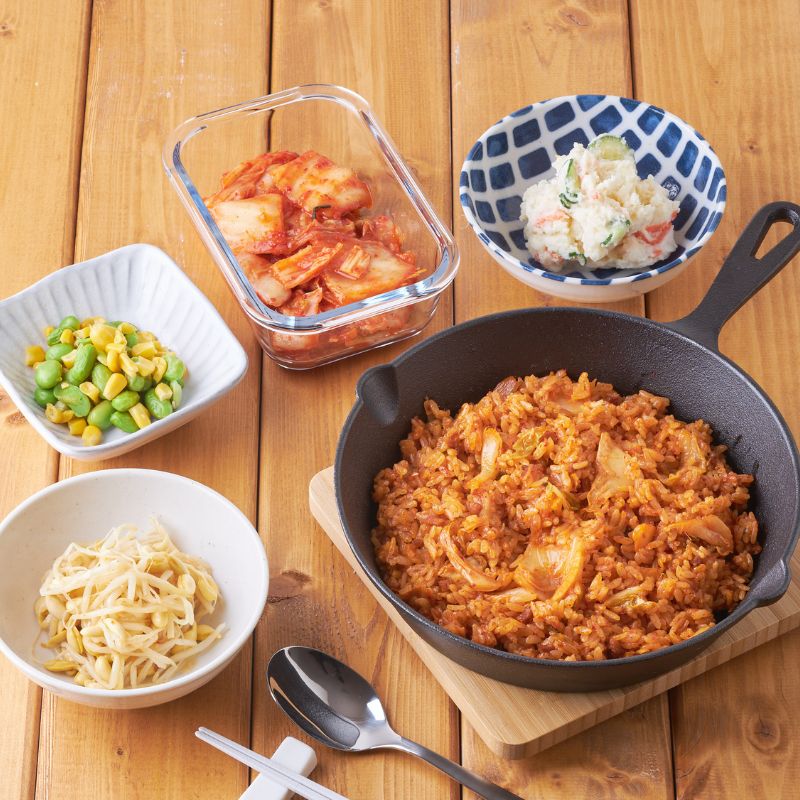 ピリ辛やみつき!キムチポックンパ 300g|O’Food(オーフード)韓国式チャーハン