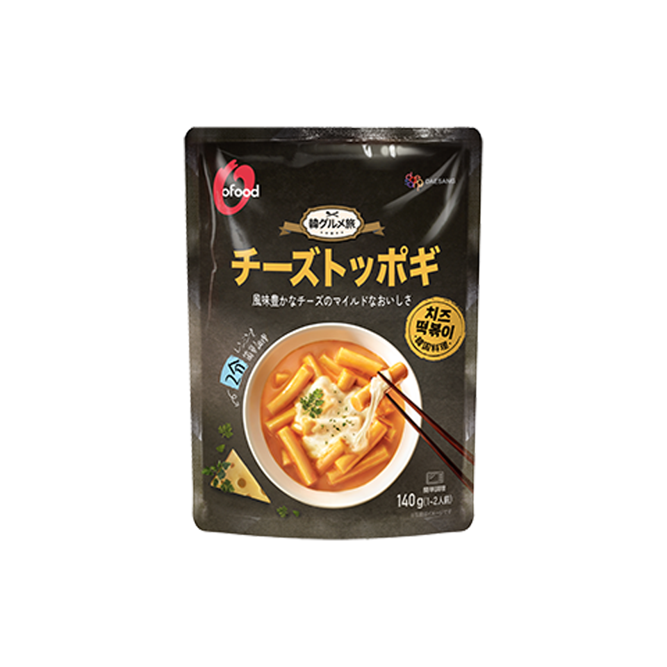 【送料無料】チーズトッポギ パウチタイプ 5個|おうちで簡単!本格韓国グルメ