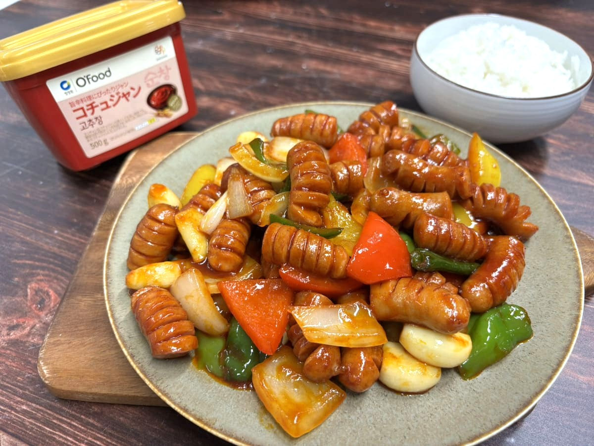 韓国の定番おかず！ソーセージ野菜炒め(ソヤ)｜お弁当にもぴったり