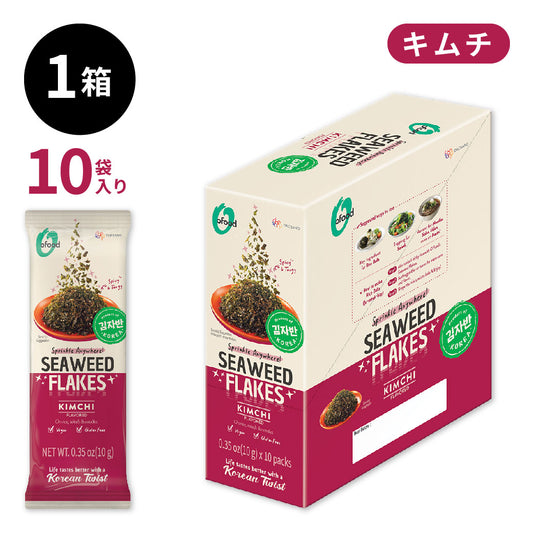 スティックふりかけのり キムチ味 1箱(10g×10袋)｜ごはんのお供 ふりかけ