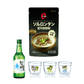 【韓国晩酌セット】ソルロンタン＋チャミスル＋ソジュグラス3個