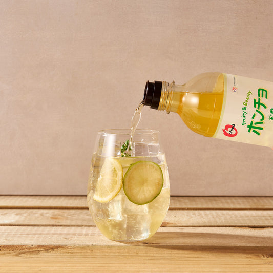 【送料無料】飲むお酢 ホンチョ レモン&ライム 900ml 1箱(12本)|ビネガードリンク