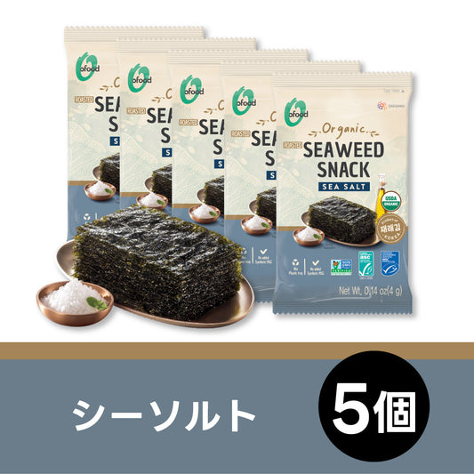 【ネコポス】シーソルト5個｜おやつやおつまみにぴったり韓国のり