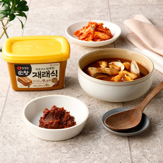 スンチャン  テンジャン 500g｜韓国調味料｜清浄園(チョンジョンウォン)｜된장 Doenjang