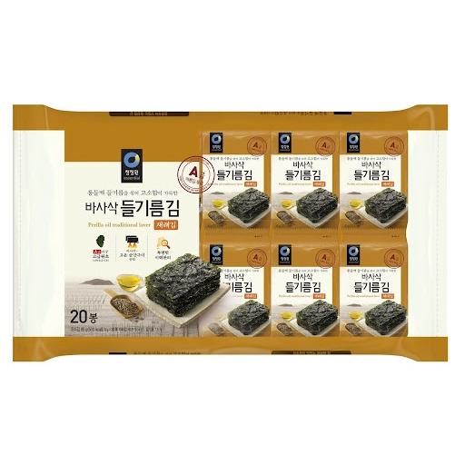 韓国味付け えごま油のり1ケース（20袋×6パック）