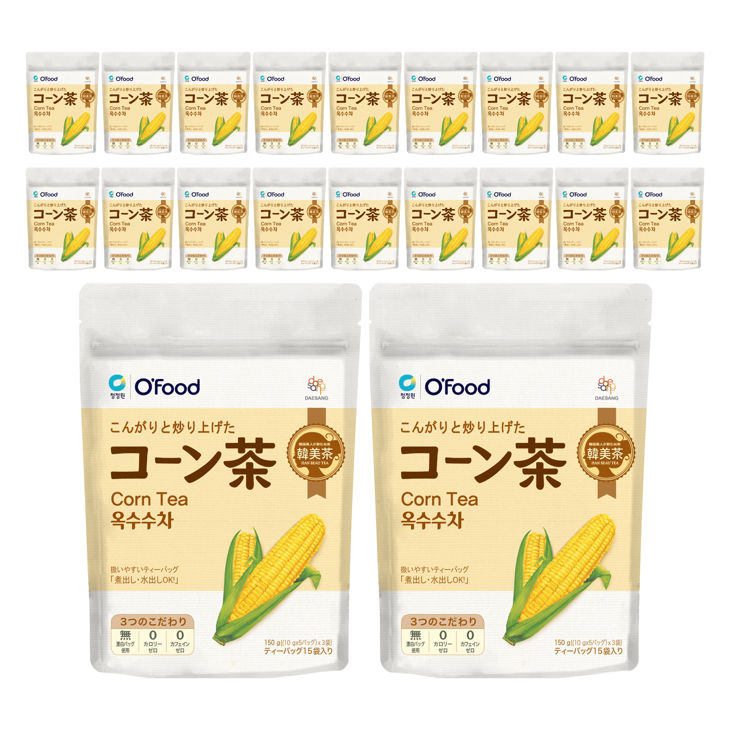 韓美茶 コーン茶150g 1箱(20袋)｜한미차 韓国茶