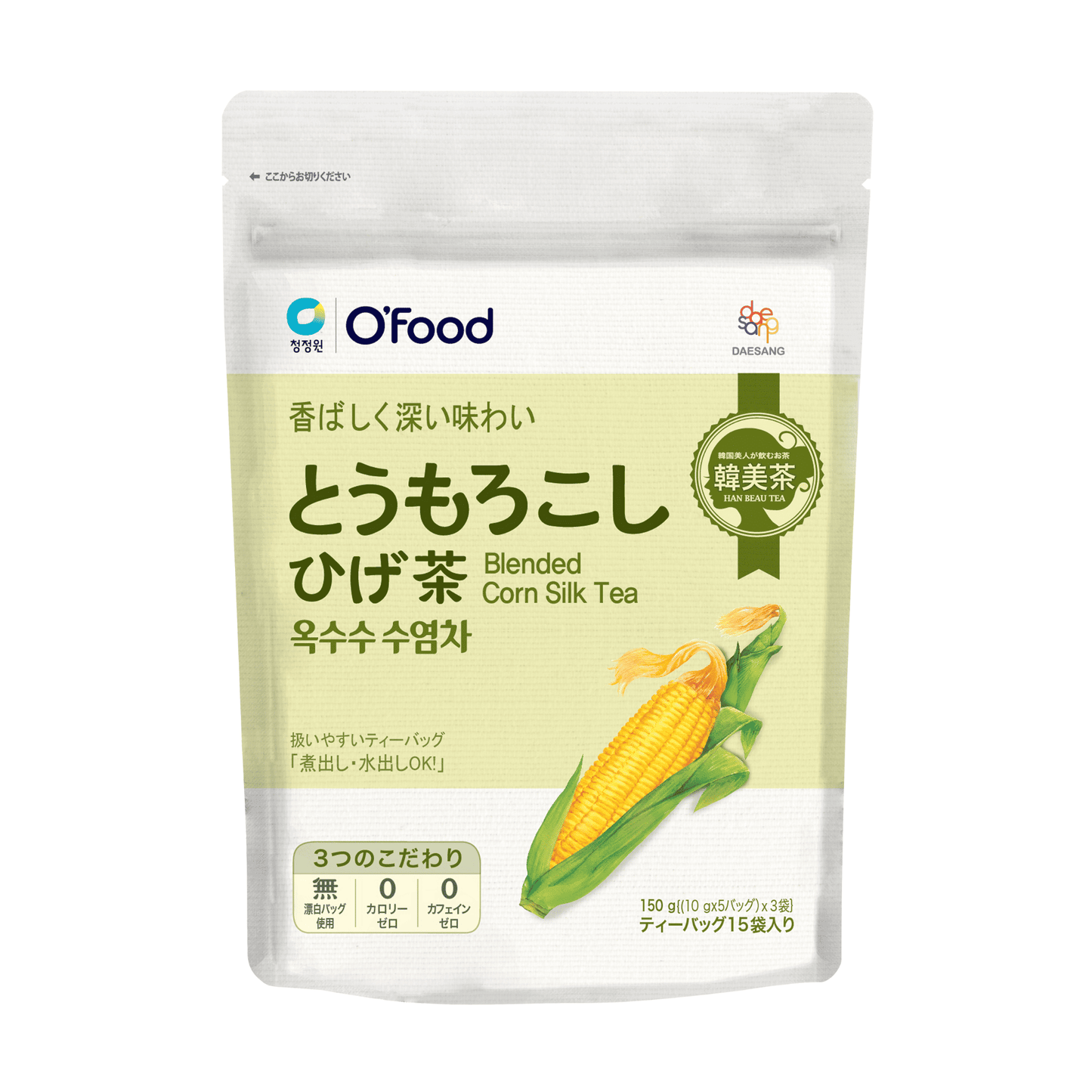 韓美茶 とうもろこしひげ茶150g｜O’Food(オーフード)