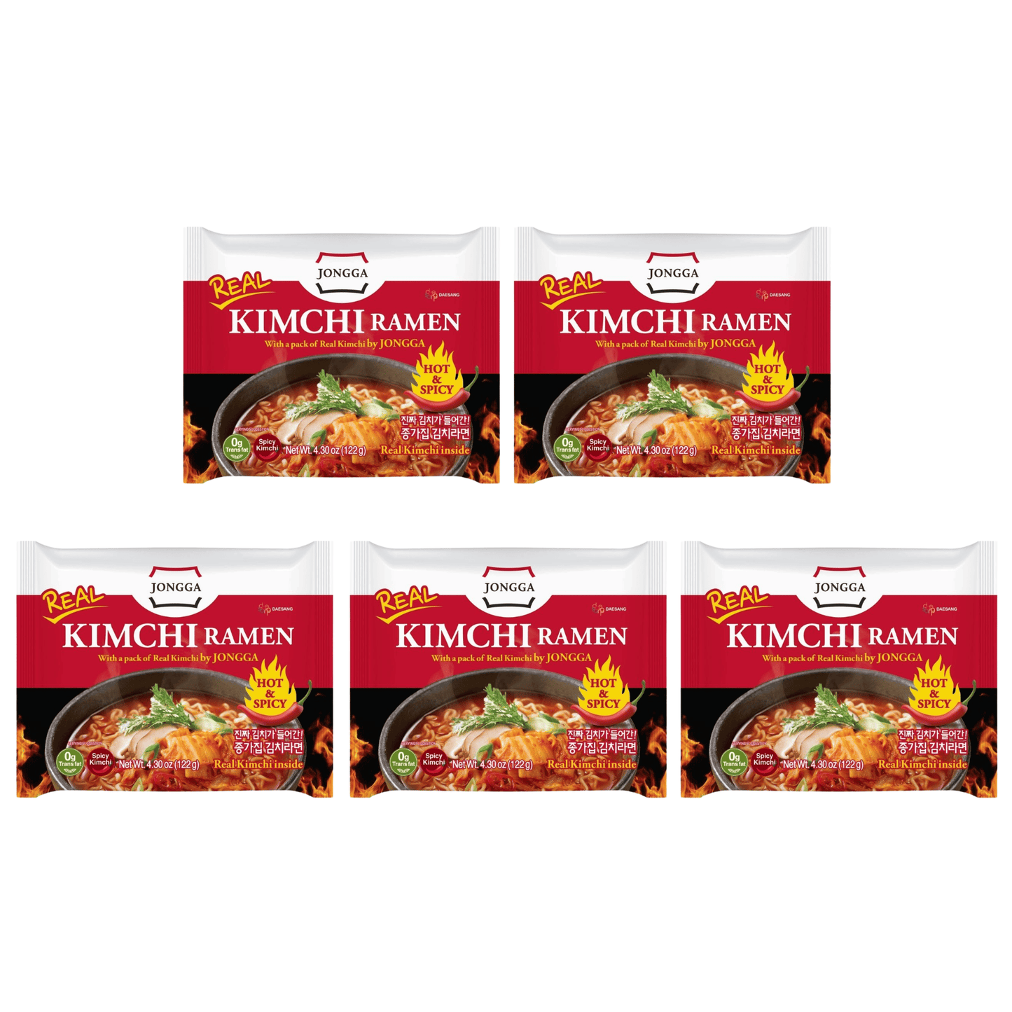 【賞味期限 2026/3/19】【11％OFF】宗家 キムチラーメン 122g×5袋【送料無料】｜종가 김치 라면 jongga 即席麺 時短 袋麺