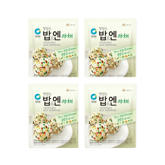 【ネコポス】韓国ふりかけ海苔 野菜 24g×4袋