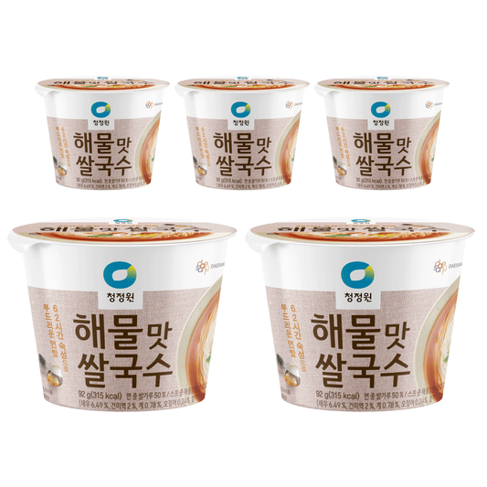 【送料無料】海鮮ライスヌードル 92g×5個｜쌀국수