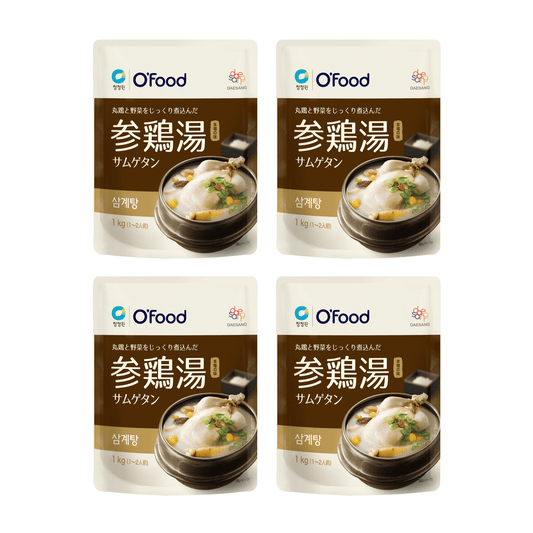 【送料無料】サムゲタン 参鶏湯 1kg×4袋｜삼계탕 コラーゲンたっぷり 韓国伝統のスープ