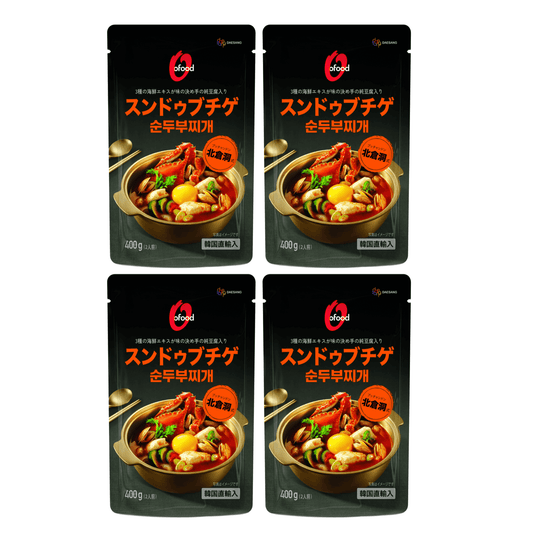 【送料無料】スンドゥブチゲ 400g×4袋｜순두부찌개 豆腐の旨辛チゲ