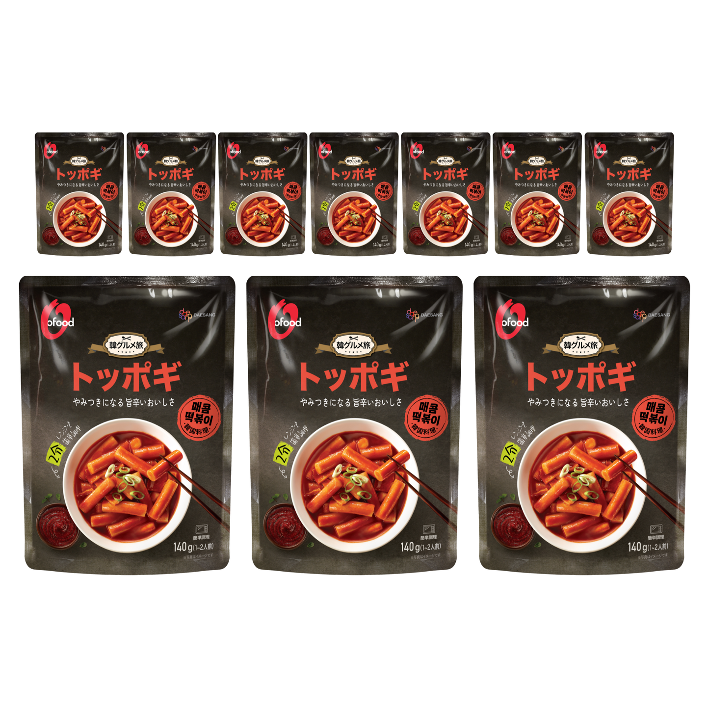 【送料無料】トッポギ パウチタイプ 10個｜おうちで簡単！本格韓国グルメ