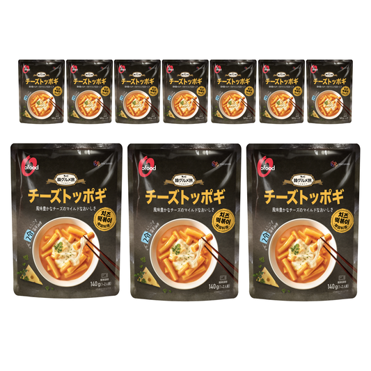 【送料無料】チーズトッポギ パウチタイプ 10個｜떡볶이 おうちで簡単！本格韓国グルメ
