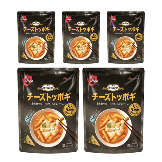 【送料無料】チーズトッポギ パウチタイプ 5個｜떡볶이 おうちで簡単！本格韓国グルメ