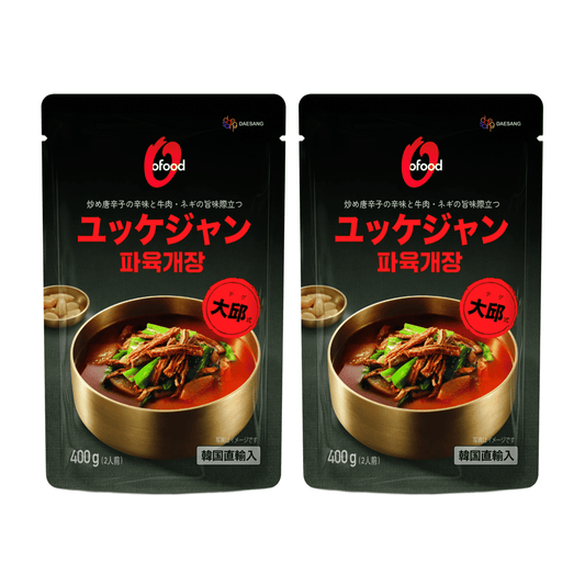 【送料無料】ユッケジャン 400g×2袋｜육개장 牛肉と野菜のピリ辛スープ