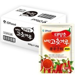 唐辛子粉 細挽き（調味用）  500g × 20袋 セット